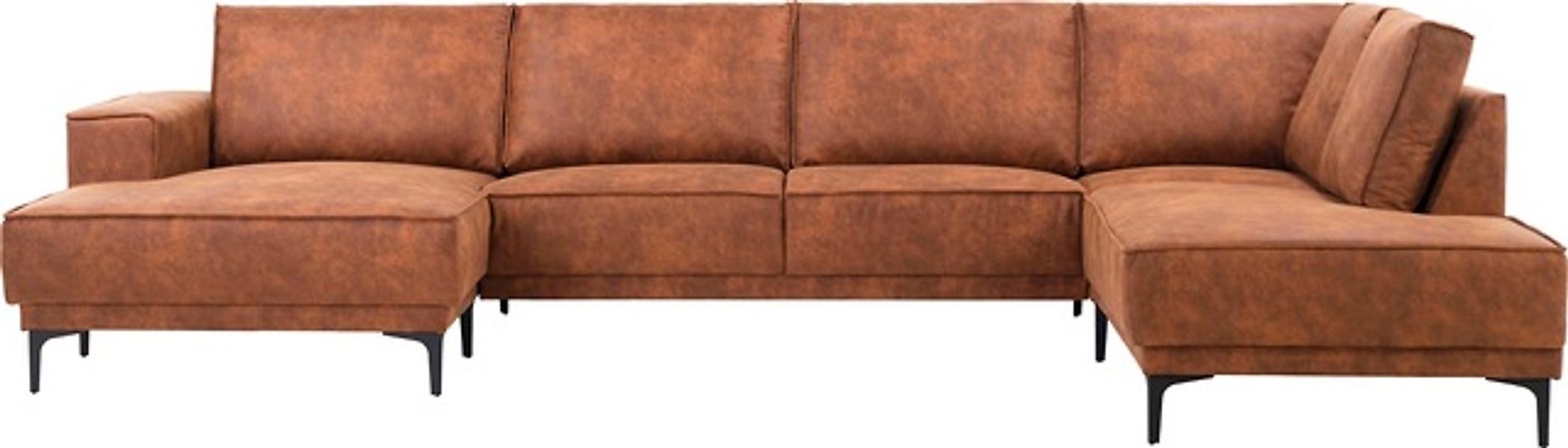 Places of Style Wohnlandschaft »XXL Sofa Oland, Struktur, Flachgewebe, Luxu günstig online kaufen