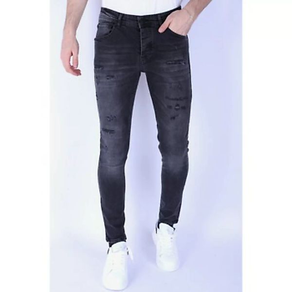 Local Fanatic  Slim Fit Jeans Ripped Jeans Für Slim Mit Stretch günstig online kaufen