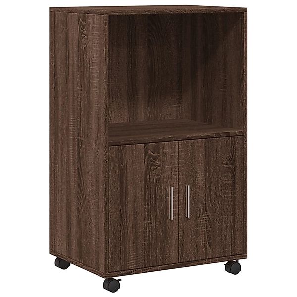 vidaXL Rollschrank Braun Eichen-Optik 55x40x91 cm Holzwerkstoff 853188 günstig online kaufen