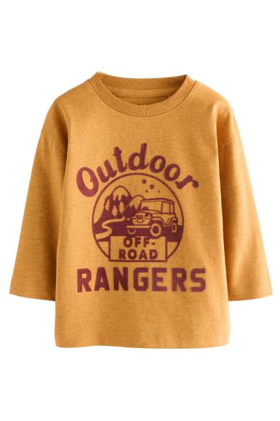 Next Langarmshirt Langarmshirt mit Grafikprint (1-tlg) günstig online kaufen