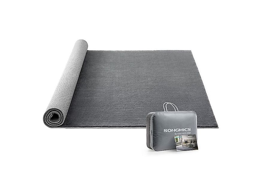 SONGMICS HOME Teppich, Rechteck, Wohnzimmerteppich, rutschfest, maschinenwa günstig online kaufen