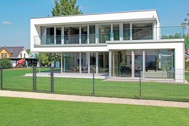 Alberts Doppelstabmattenzaun Grundset, (Set), Höhe: 80-160 günstig online kaufen