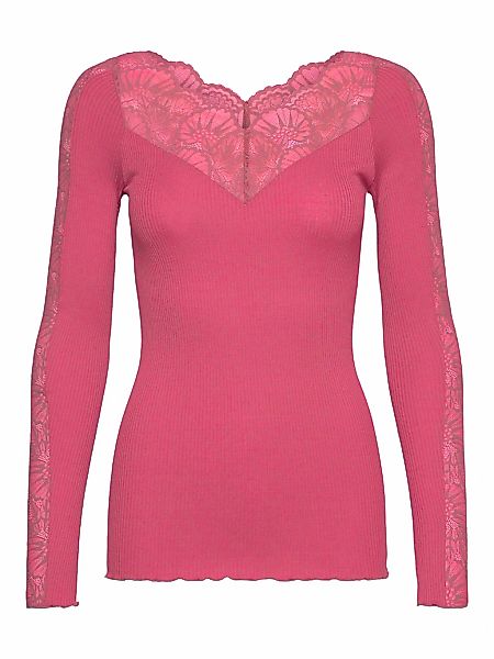 rosemunde Spitzenshirt "Beatha lace longsleeve" elastisch weiche Vintage-Sp günstig online kaufen