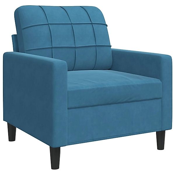 vidaXL Sessel Blau 60 cm Samt 2153258 günstig online kaufen