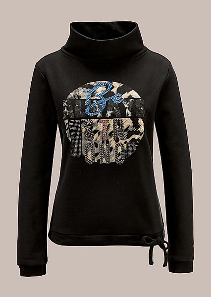 MADELEINE Langarmshirt "Sweatshirt mit PRIVACY-Logo-Print Bedrucktes Sweats günstig online kaufen