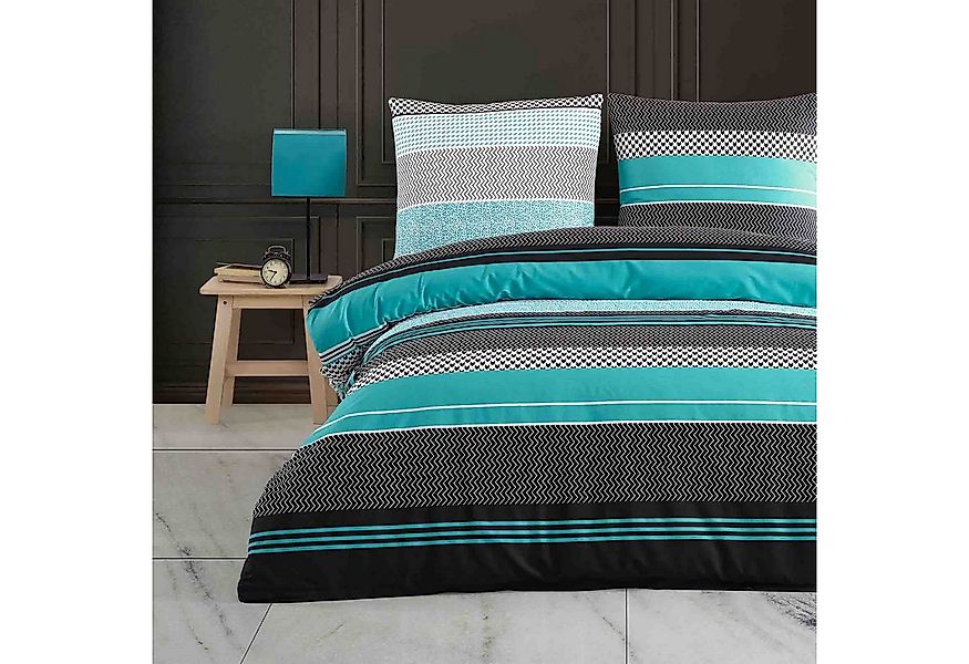 Buymax Bettwäsche Zigo, Renforcé, 3 teilig, Bettbezug-Set 200x200 cm 100% B günstig online kaufen