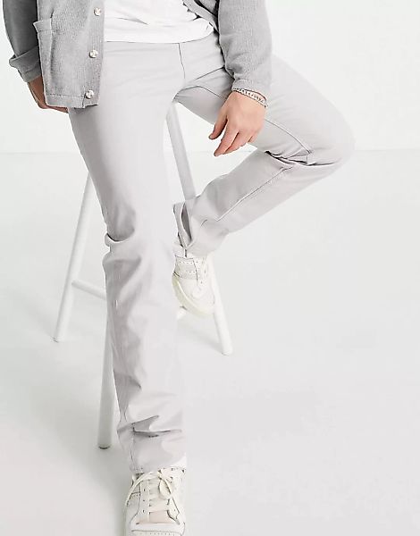 BOSS Business – Maine3 – Jeans in normaler Passform-Grau günstig online kaufen