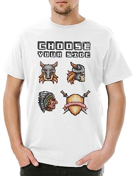 Urban Backwoods Print-Shirt Urban Backwoods Choose Your Side Herren T-Shirt günstig online kaufen