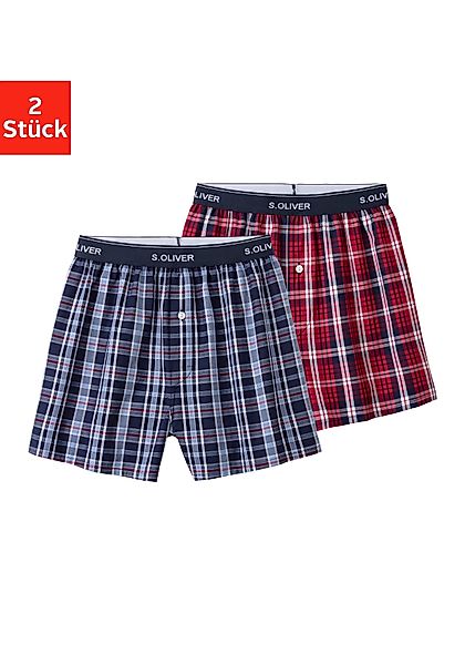 s.Oliver Webboxer Packung, 2 Stk. tlg., mit Logo Webbund günstig online kaufen