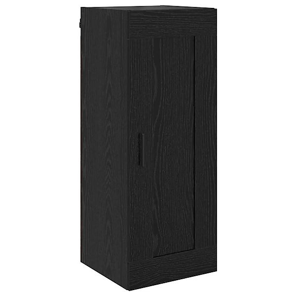 vidaXL Wandschrank Schwarz Eichen-Optik 34,5 x 34 x 90 cm 882444 günstig online kaufen