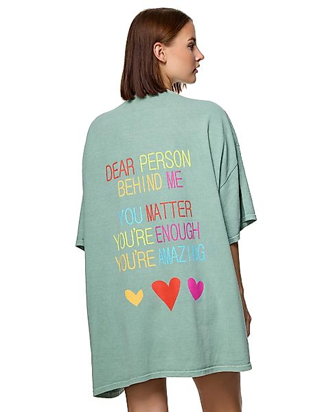 Worldclassca T-Shirt Worldclassca Oversized Print You Matter T-Shirt lang T günstig online kaufen