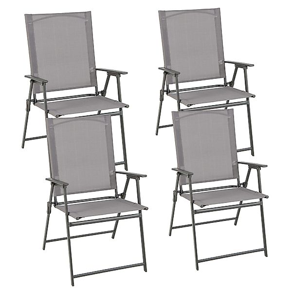 COSTWAY Gartenstuhl Klappstühle (4 St), klappbar günstig online kaufen
