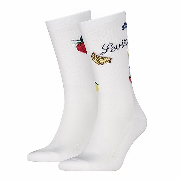 Levis Socken "LEVIS REG CUT FRUIT AOP" 2 Paar, Cotton-Mix, Fruit-Design, el günstig online kaufen