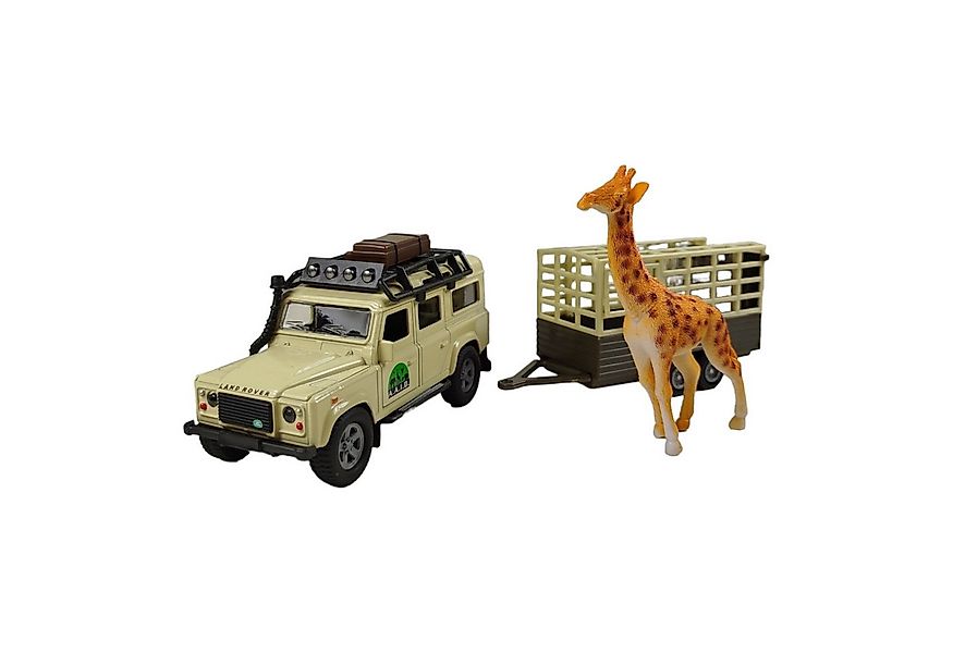 Toys Amsterdam Modellauto Safari Land Rover mit Anhänger Modellauto Defende günstig online kaufen