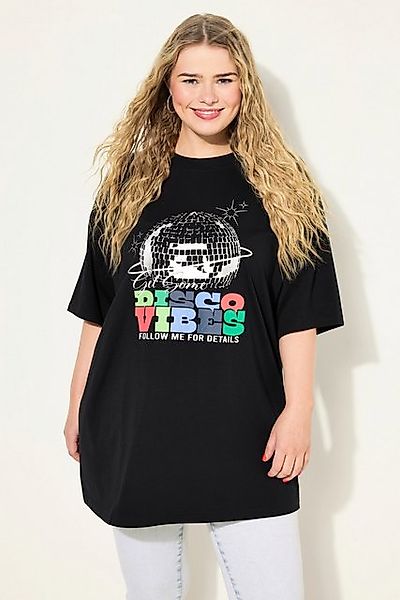 Studio Untold T-Shirt Oversized-Shirt Vintage-Print Rundhals Halbarm günstig online kaufen