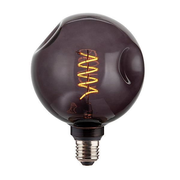 ENOVALITE LED E27 Filament Leuchtmittel 4W 1800K Dimmbar Warmweiß Rauchglas günstig online kaufen