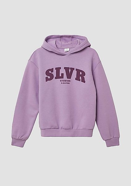 s.Oliver Sweatshirt Sweatshirt Kapuzen-Sweatshirt mit Frontprint und kusche günstig online kaufen