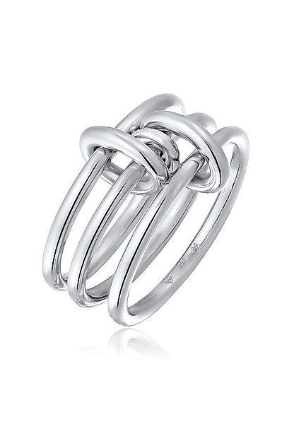 Elli Fingerring Bandring Stapellook 925 Sterling Silber günstig online kaufen