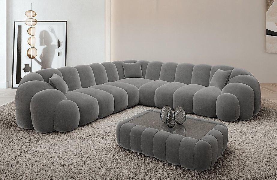 Sofa Dreams Ecksofa Rajada L Form Couch, 4-Sitzer, Design, Eckcouch, Stoffb günstig online kaufen