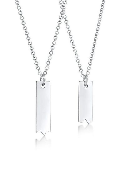 Elli Ketten-Set Barren Partner Freundschaft Set (2 tlg) 925 Silber, Geo günstig online kaufen