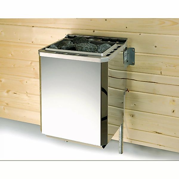 Weka Elementsauna Kaarina 1 Sparset 4,5 kW BioS Glastür günstig online kaufen