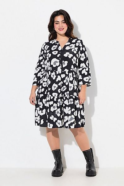 Angel of Style Jerseykleid Kleid Alloverdruck Tunika-Ausschnitt günstig online kaufen