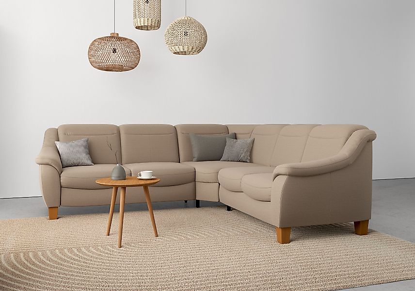 Home affaire Ecksofa Caldera L-Form, Federkern, günstig online kaufen
