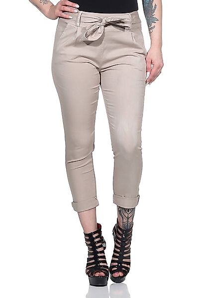 Mississhop Chinohose Damen Hose Baumwolle Hose günstig online kaufen
