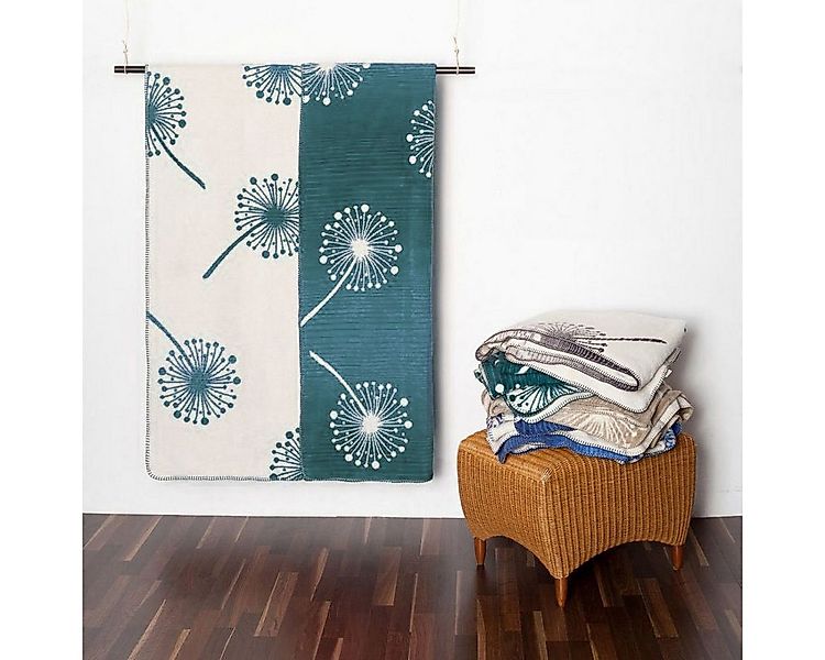 Wohndecke Pusteblume, Richter, Wendedecke aus 100% Bio Baumwolle günstig online kaufen