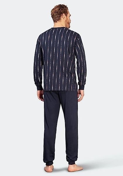 Hajo 5-Pocket-Hose Schlafanzug mit Bündchen, Premium Cotton / Tencel günstig online kaufen