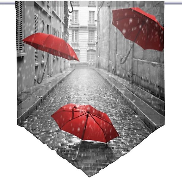 gardinen-for-life Scheibengardine Scheibenhänger Rain Voile Transparent, Sc günstig online kaufen