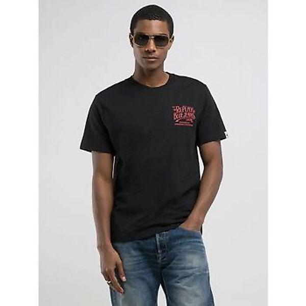 Replay  T-Shirts & Poloshirts T-Shirt mit Rckenprint günstig online kaufen
