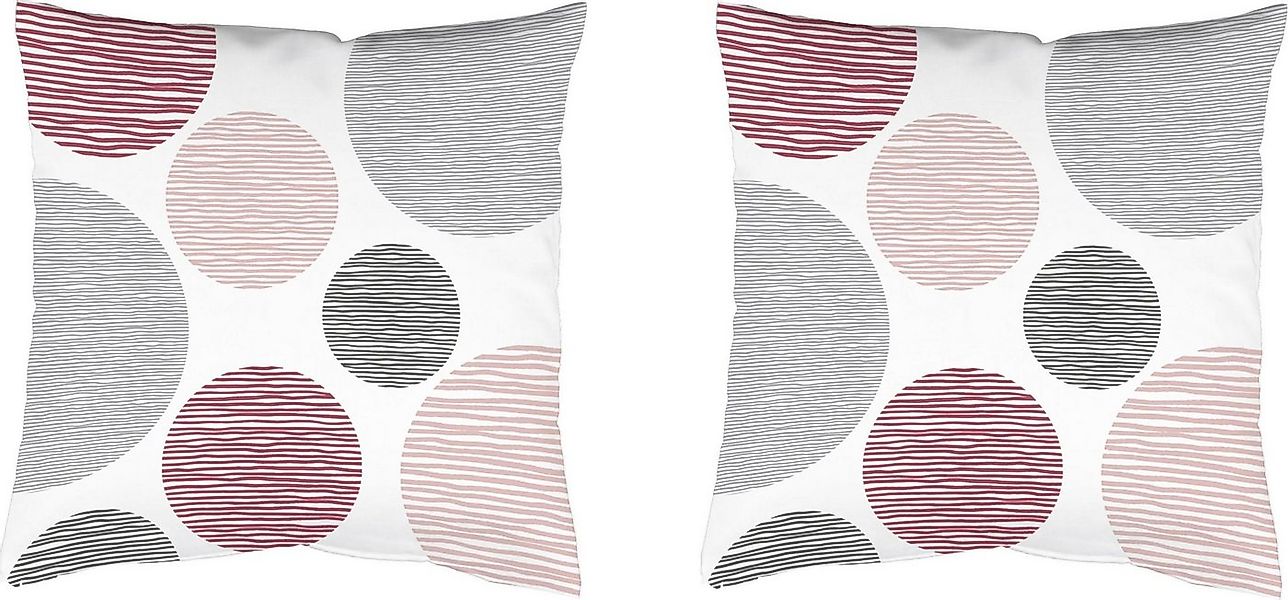 HOME WOHNIDEEN Dekokissen BORDEN, Kissenhülle mit Füllung, 2 Stück günstig online kaufen