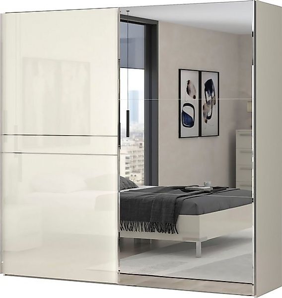 Places of Style Schwebetürenschrank "Piano, mit Einlegeböden und Kleidersta günstig online kaufen