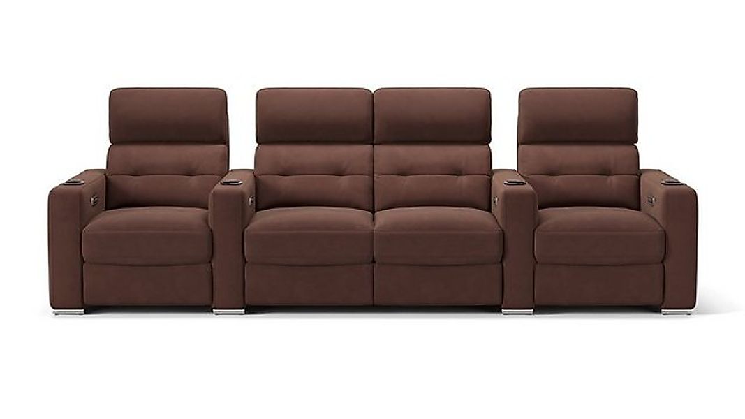 Sofanella 4-Sitzer Stoff BARI, Heimkinosofa, Kinocouch, Funktionssofa, Kino günstig online kaufen