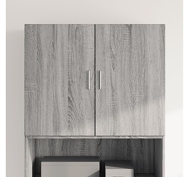 vidaXL Hängeschrank Wandschrank Grau Sonoma 80x42,5x64 günstig online kaufen