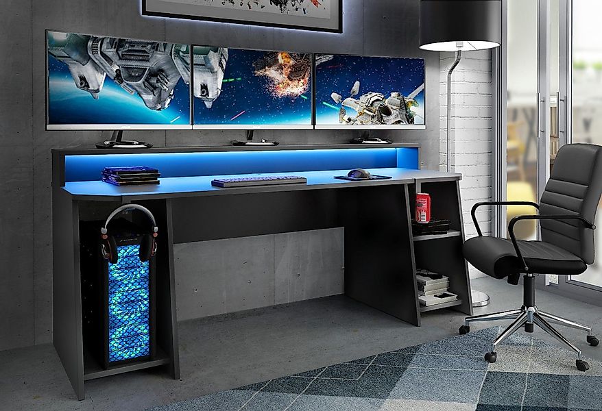 möbel-direkt.de Gamingtisch Tezaur (Komplett Set, 1 günstig online kaufen