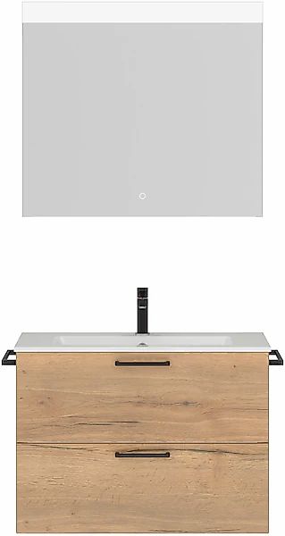 nobilia® Badmöbel-Set »Tolvina« vormontiert, mit Soft-Close, 2 Stk. tlg. günstig online kaufen