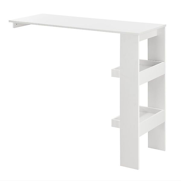 en.casa Bartisch, Bromölla Stehtisch 120x45x106cm Weiß günstig online kaufen