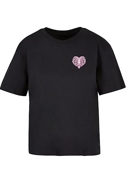 Miss Tee T-Shirt "Miss Tee Damen Heart Cage Rose Tee" günstig online kaufen