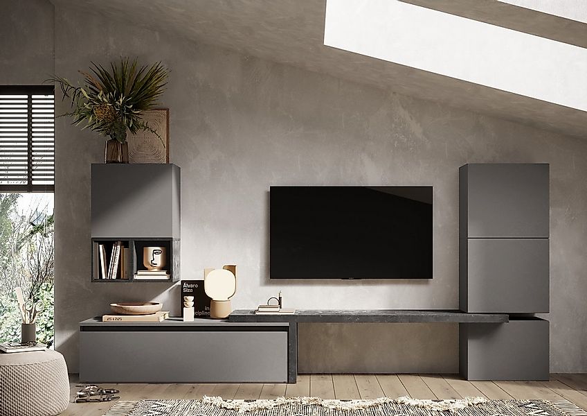 INOSIGN Wohnwand Infinity, 7tlg. Breite 290 cm, Höhe variabel, Schrankwand, günstig online kaufen