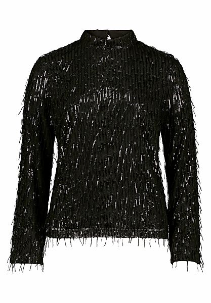 Cartoon Schlupfbluse "Cartoon Damen Schlupfbluse mit Pailletten" günstig online kaufen