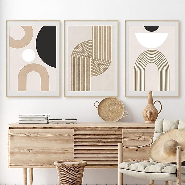 Trayosin Poster 3er Poster Set Moderne günstig online kaufen