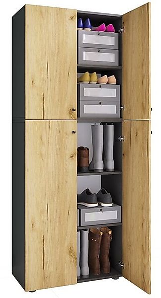 VCM Kleiderschrank Kleiderschrank Jugendschrank Lona Drehtüren günstig online kaufen