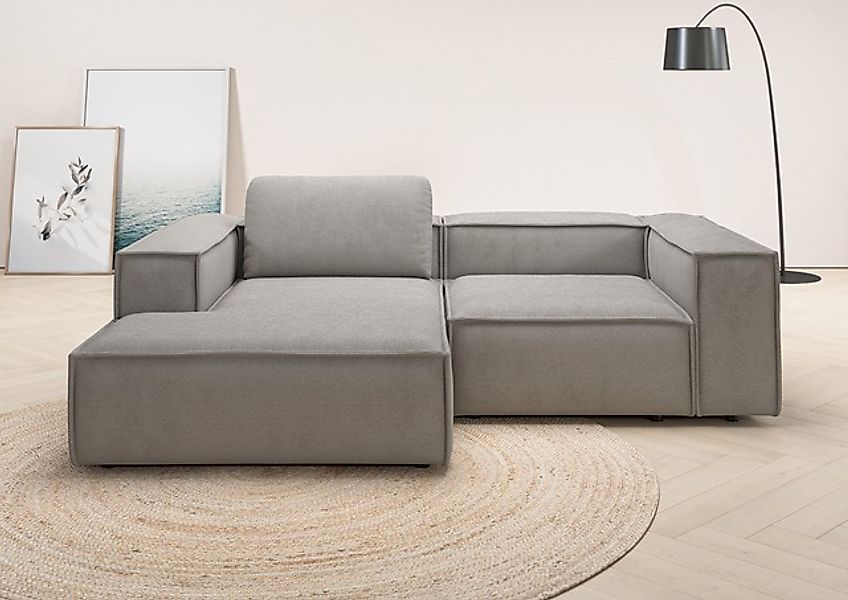 Places of Style Ecksofa »Watertown, kompakte L-Form, 246 cm breite für klei günstig online kaufen