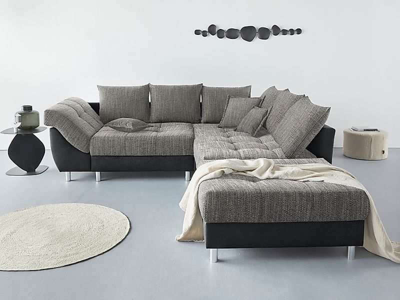 COLLECTION AB Ecksofa "(Spar-Set) Innsbruck L-Form und Hocker", (Spar-Set), günstig online kaufen