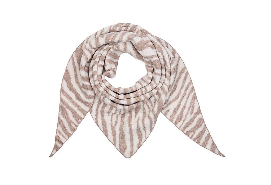 MIRROSI Dreieckstuch kuschliger und warmer Dreiecksschal Zebra Muster ca.18 günstig online kaufen