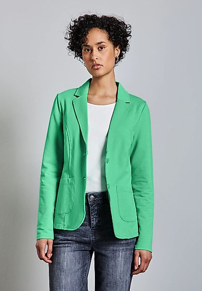 STREET ONE Sweatblazer mit aufgenähten Taschen günstig online kaufen