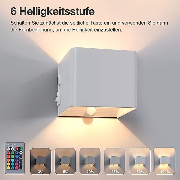 SERBASIC Wandleuchte Magnetisch Akku Wandleuchte mit günstig online kaufen