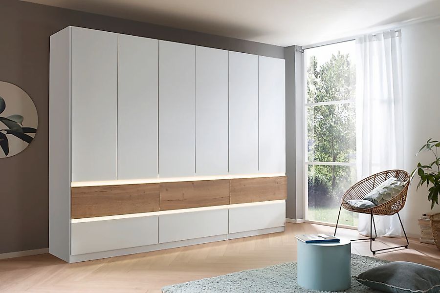 rauch Drehtürenschrank Winnipeg grifflose Front, Schubkästen günstig online kaufen